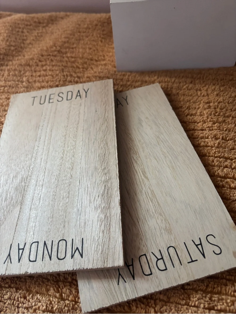 Desk Date - Wooden & Interchangeable